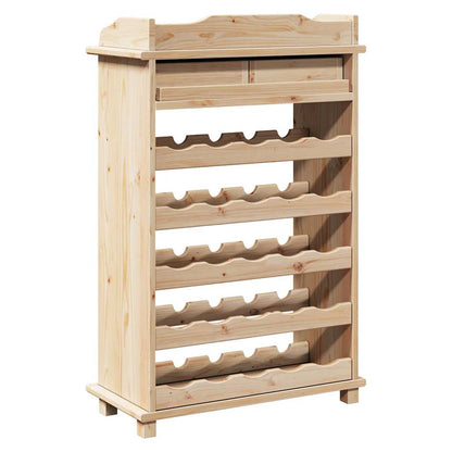 Wine Rack 90x60x30 cm Solid Wood Pine