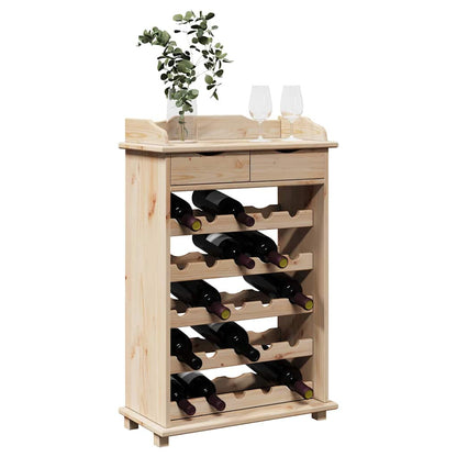 Wine Rack 90x60x30 cm Solid Wood Pine