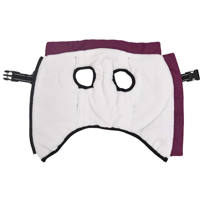 Dog Coat with Harness Waterproof Reflective Purple S