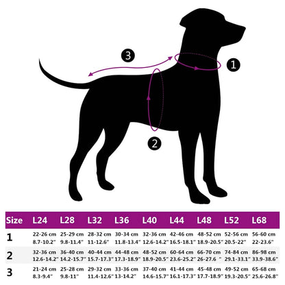 Dog Coat with Harness Waterproof Reflective Red L