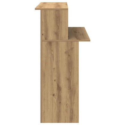 Reception Desk Artisan Oak 100x50x103.5 cm Engineered Wood