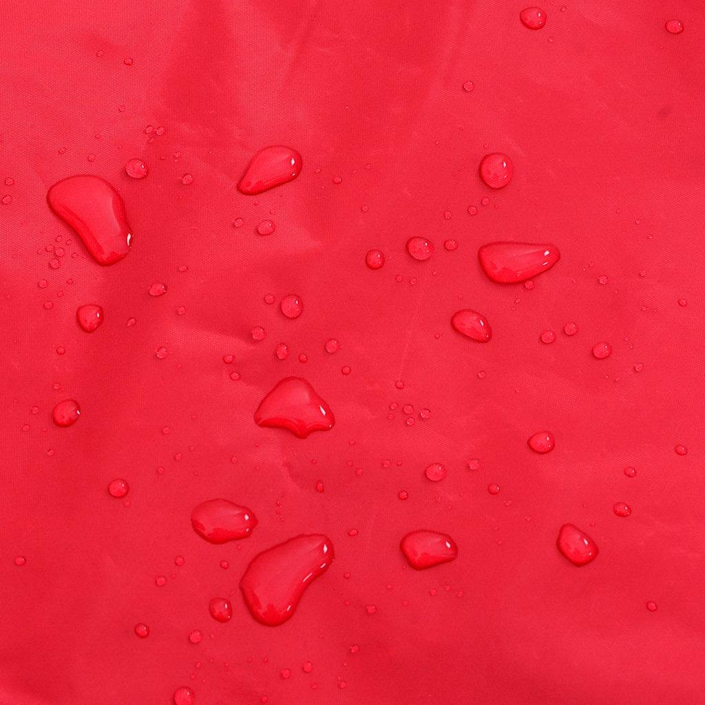 Dog Raincoat with Reflective Strips Polyester Red S