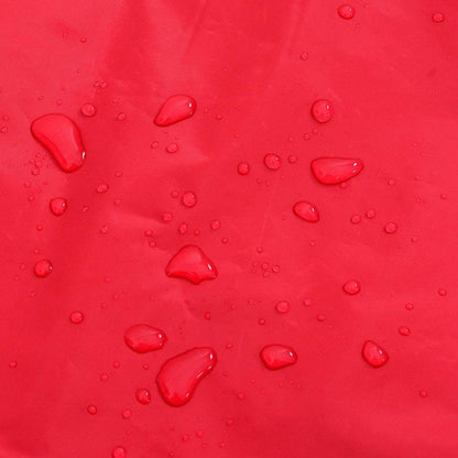 Dog Raincoat with Reflective Strips Polyester Red S