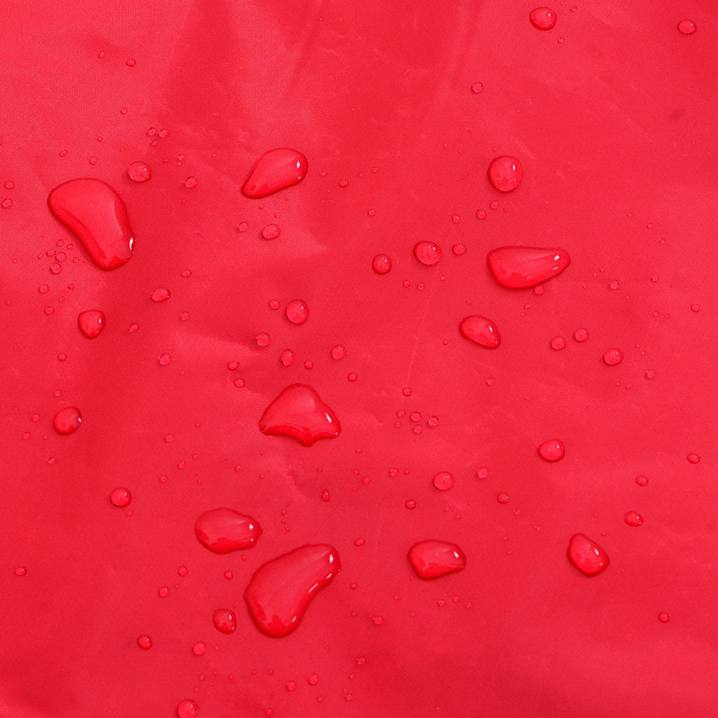 Dog Raincoat with Reflective Strips Polyester Red M