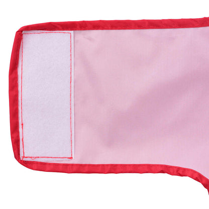 Dog Raincoat with Reflective Strips Polyester Red 2XL