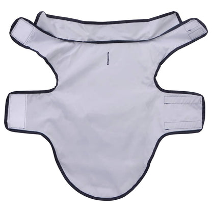 Dog Raincoat with Reflective Strips Polyester Navy Blue XS
