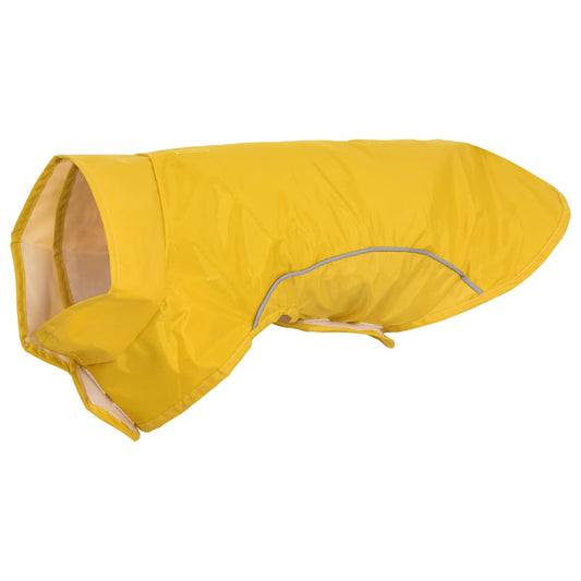 Dog Raincoat with Reflective Strips Polyester Yellow XXS