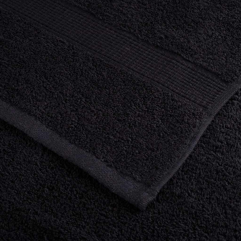 Premium Shower Towels 'SOLUND'25 pcs Black 70x140 cm 550 gsm