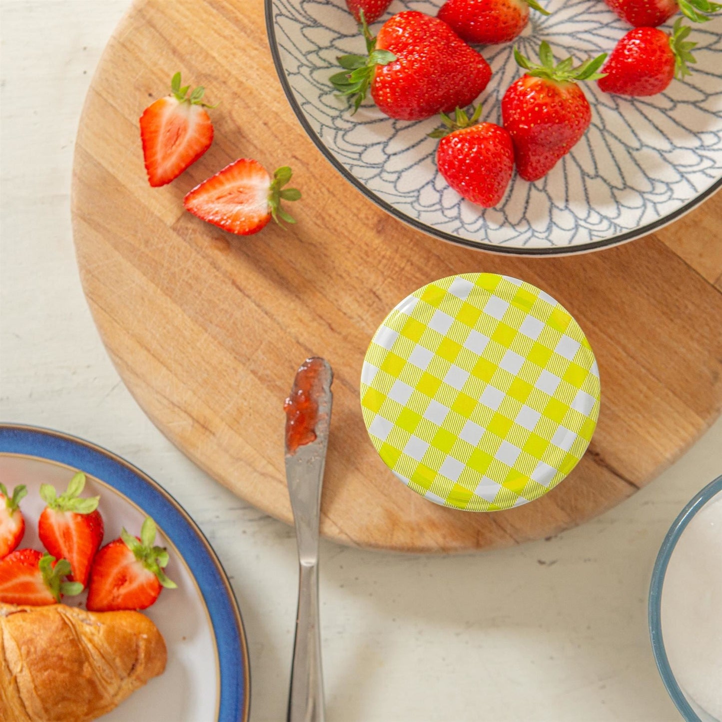 250ml Glass Jam Jars with Lids - Pack of 6