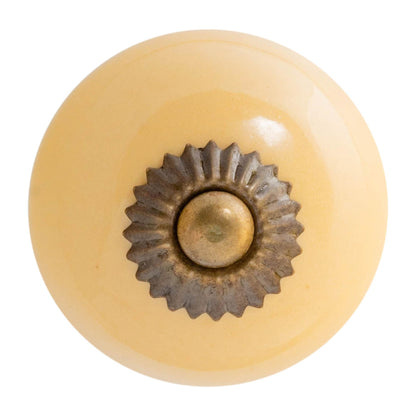 Round Ceramic Cabinet Knob