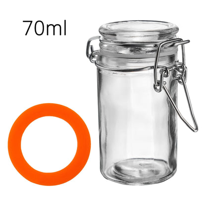 Small Glass Storage Jar Seals - Pack of Six