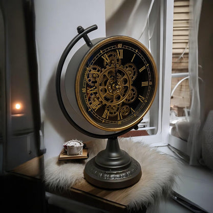 43CM GLOBE CLOCK