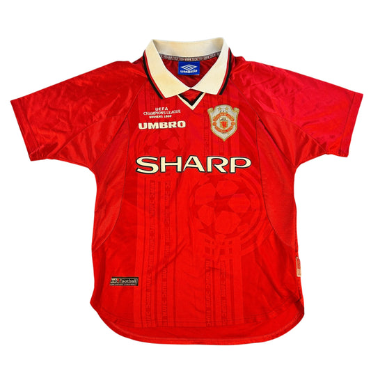 Manchester United 1999 European Home Shirt  - 2 Star - Youth - Fantastic Condition