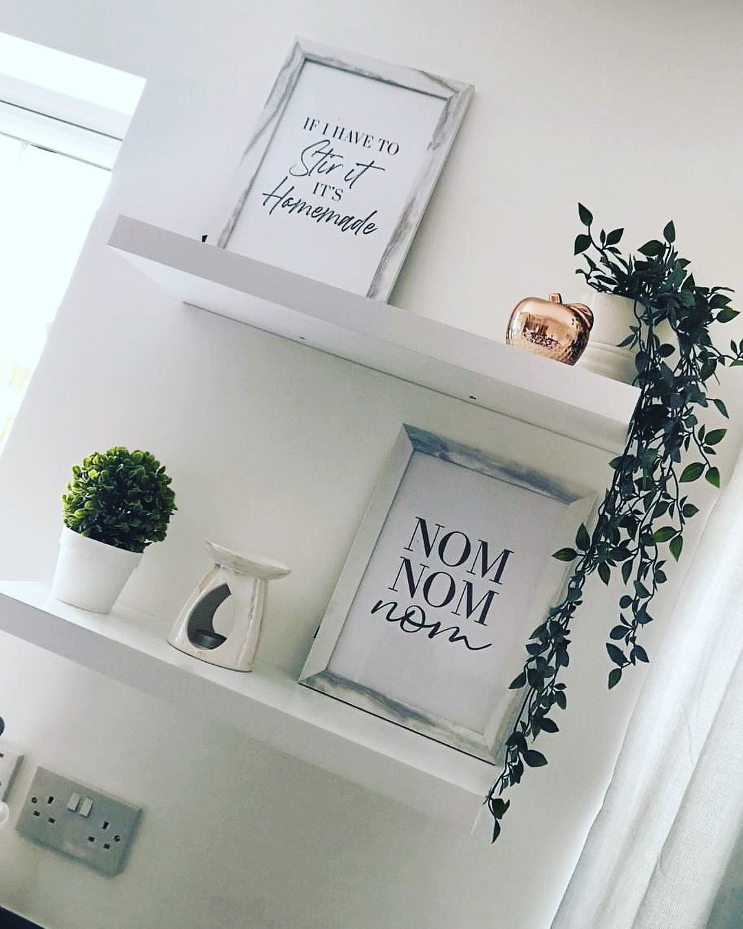 Nom Nom Nom Kitchen Simple Wall Decor Print