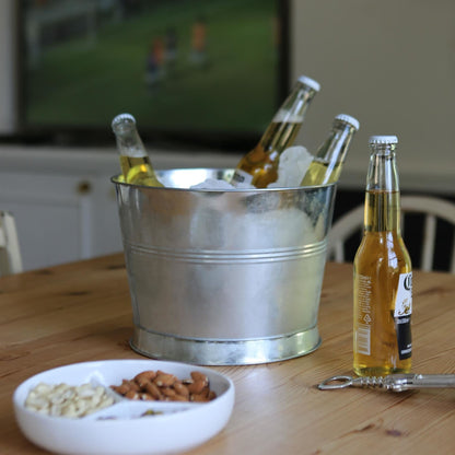 Handmade Galvanized Iron Ice Bucket - 26.5cm