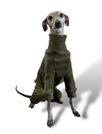 Fleece Lined Sweatshirt - Olive