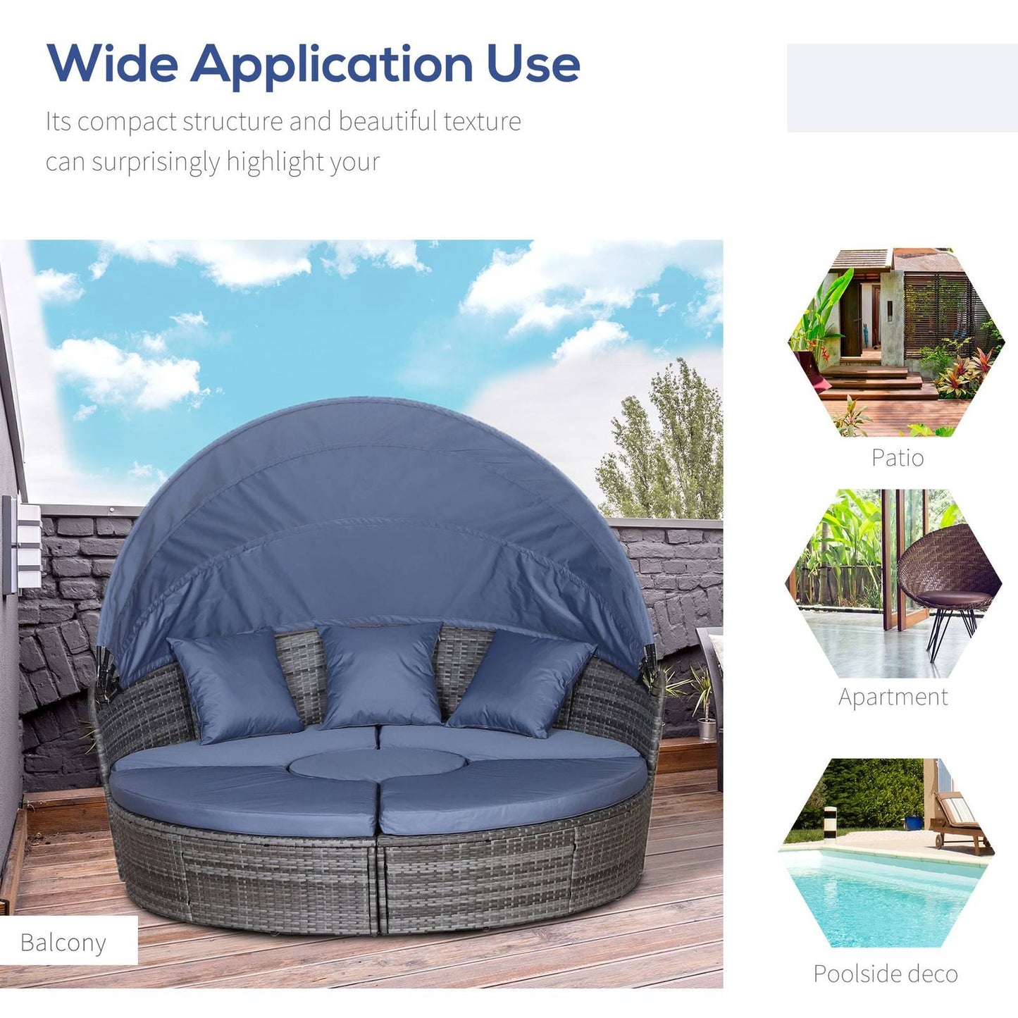 PE Rattan Lounge Set