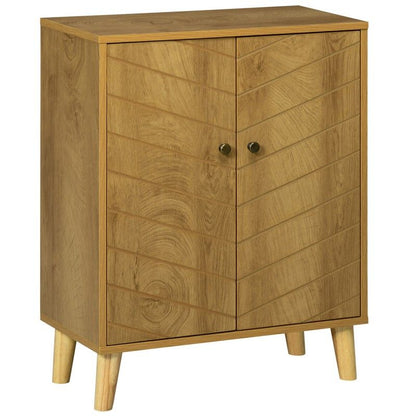 Vintage-Look Freestanding Sideboard With Inner Shelf