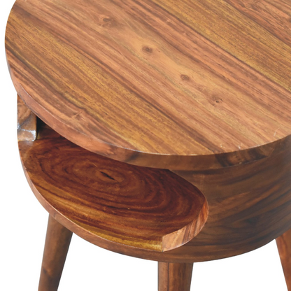 Artisan Furniture Solid Wood Alina Open Honey Bedside