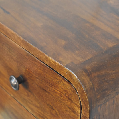 Artisan Furniture Solid Wood Floating Mini Chestnut Bedside