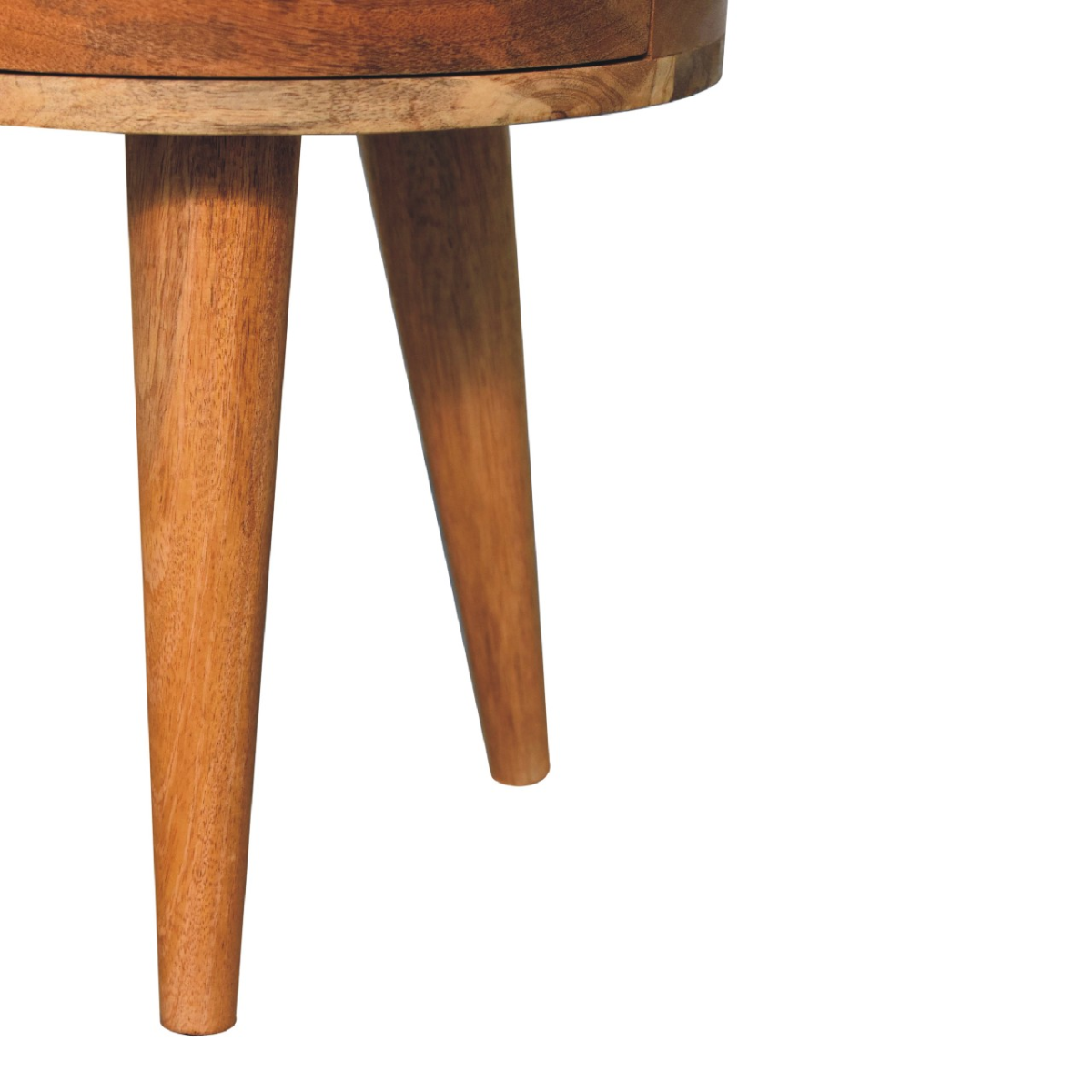 Artisan Furniture Solid Wood Odyssey Oak-ish Tripod Bedside