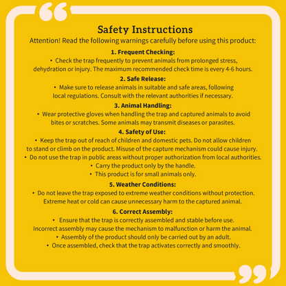 Outsunny Single Door Rat Trap for Small Animals, Dark Green