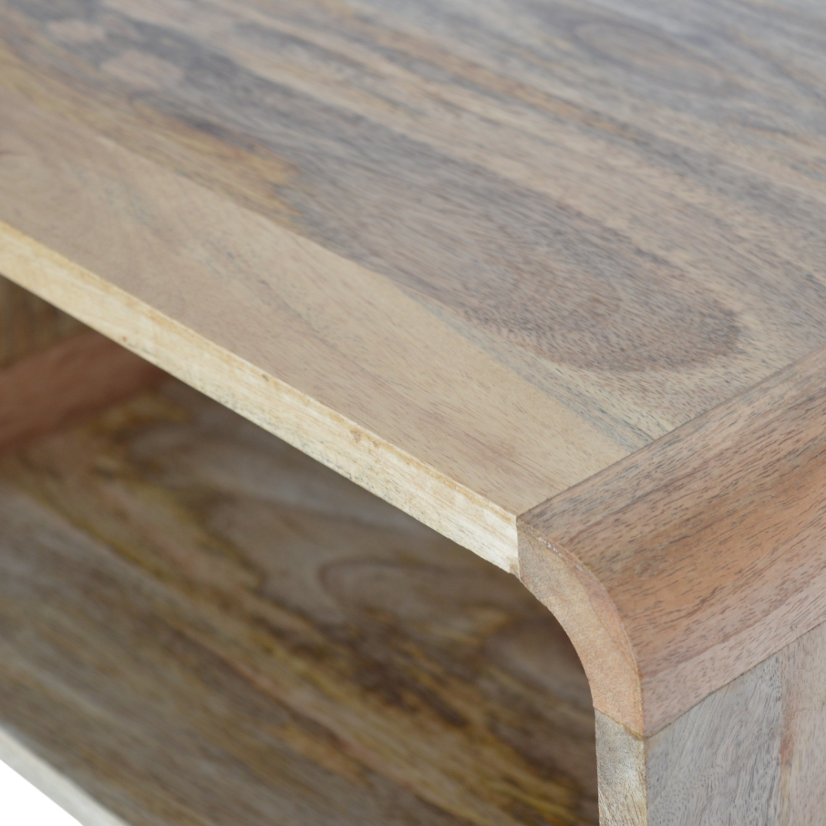 Artisan Furniture Solid Wood Wall Mounted Open Bedside