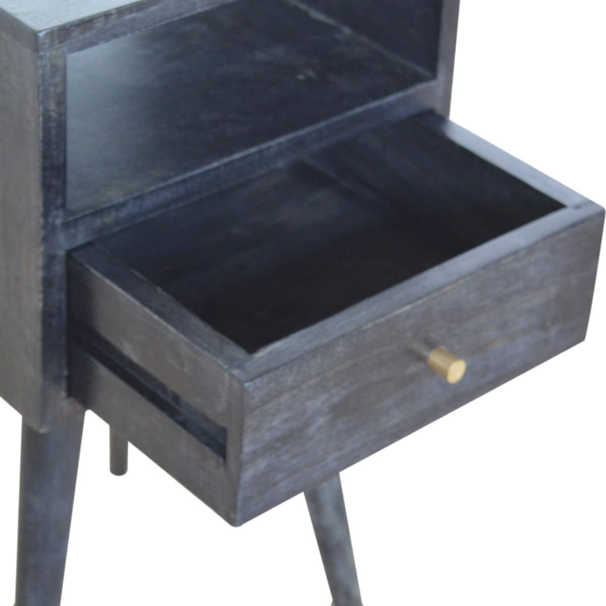Artisan Furniture Solid Wood Mini Ash Black Bedside