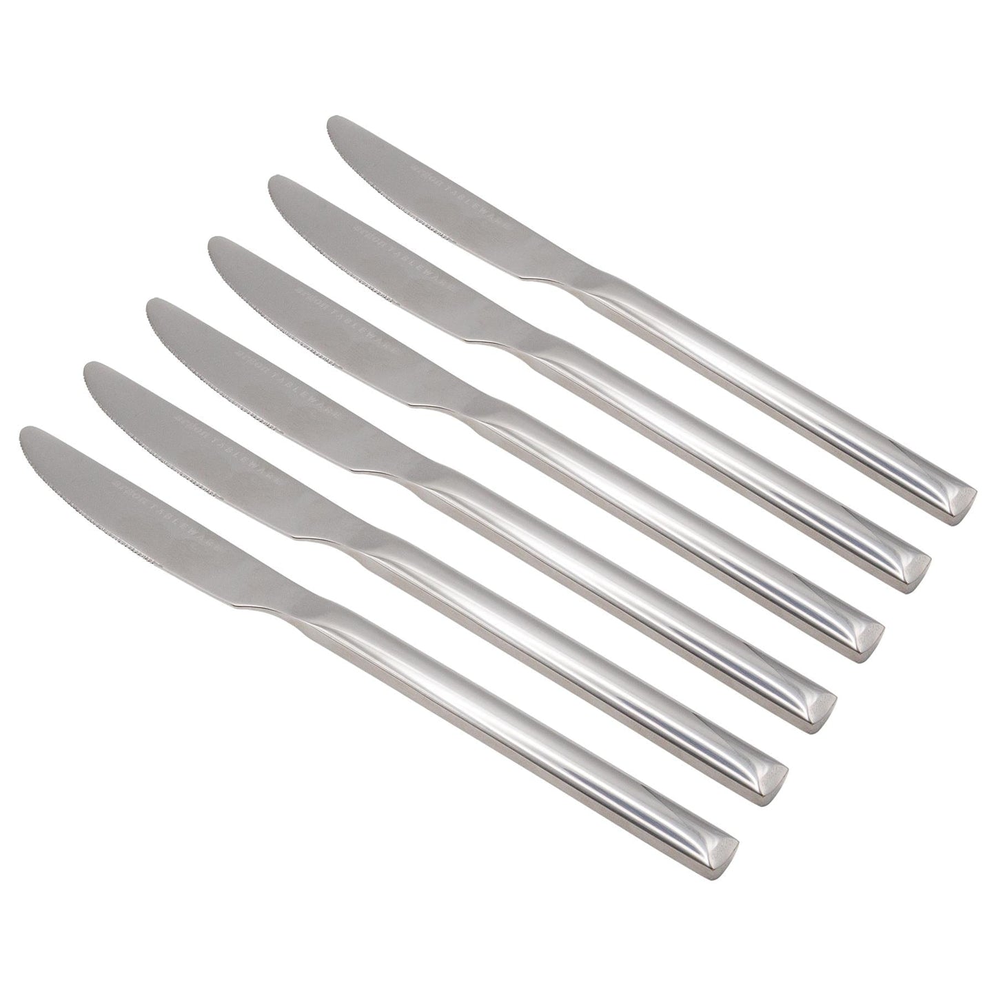 6 x Stainless Steel Dinner Knives