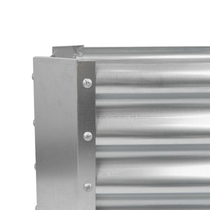 180cm x 90cm Rectangle Galvanised Steel Raised Garden Bed