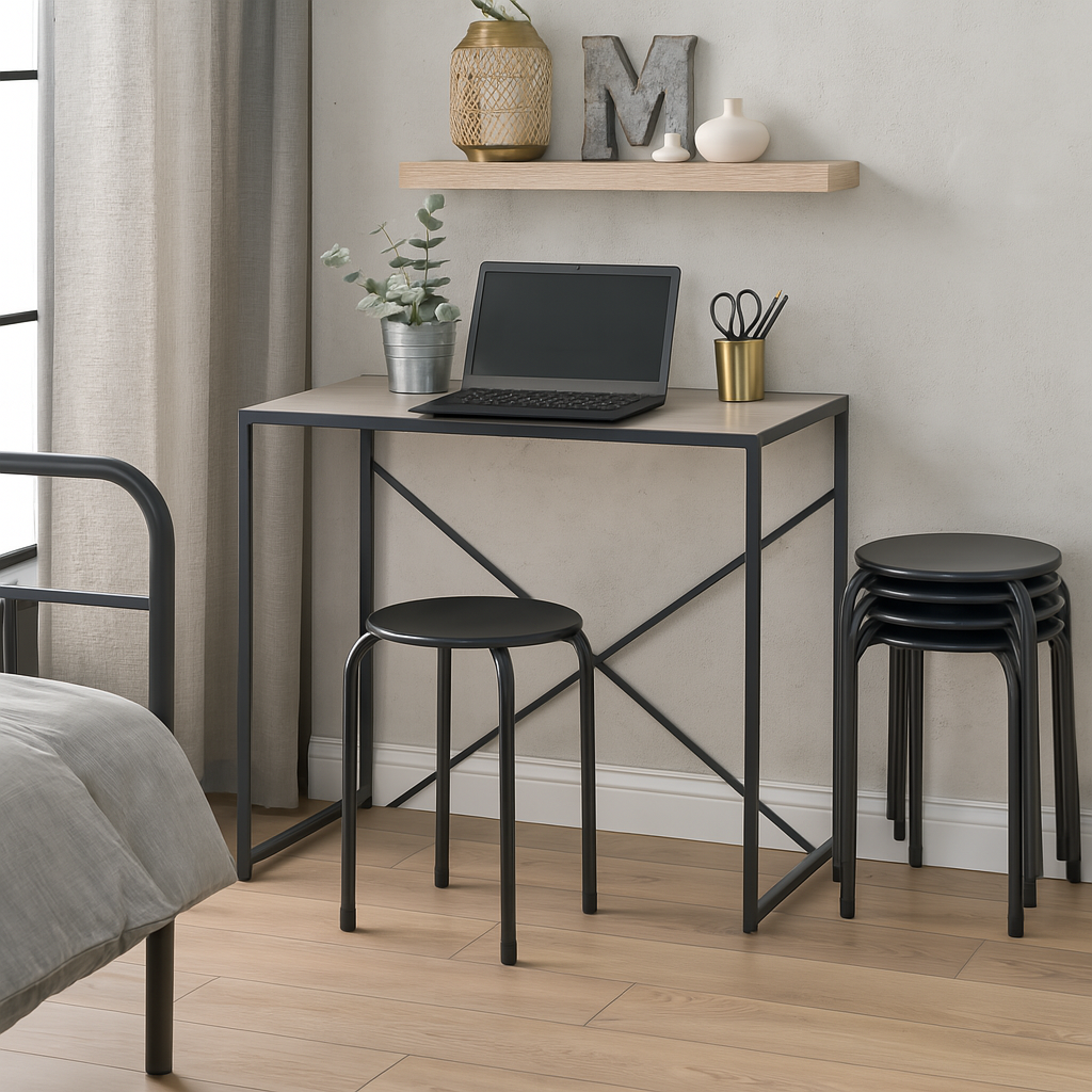 Metal Stacking Stool