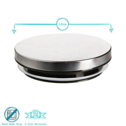 10cm Metallic Scandi Storage Jar Lid