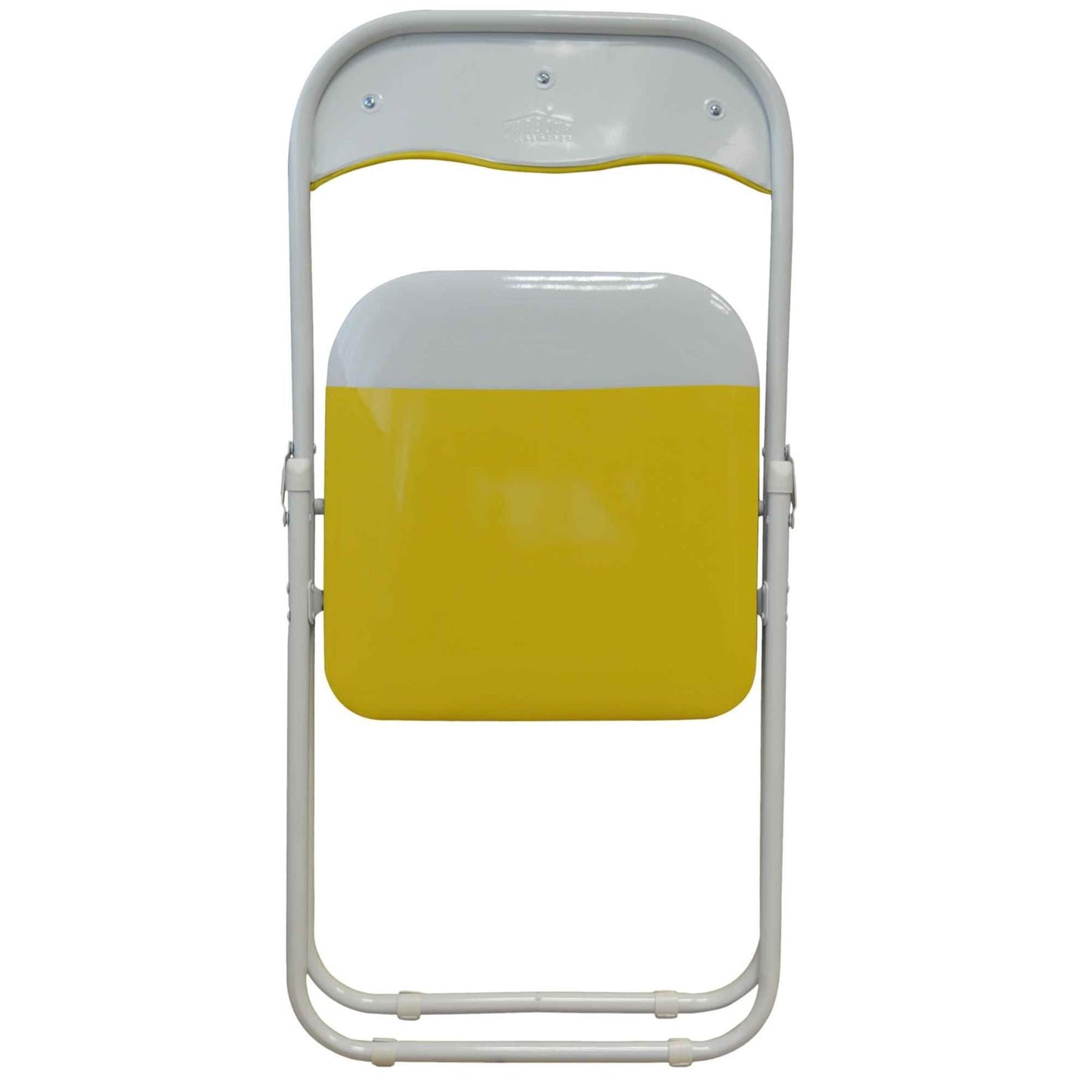 Yellow Wave Padded Folding Chair - Pack of Six