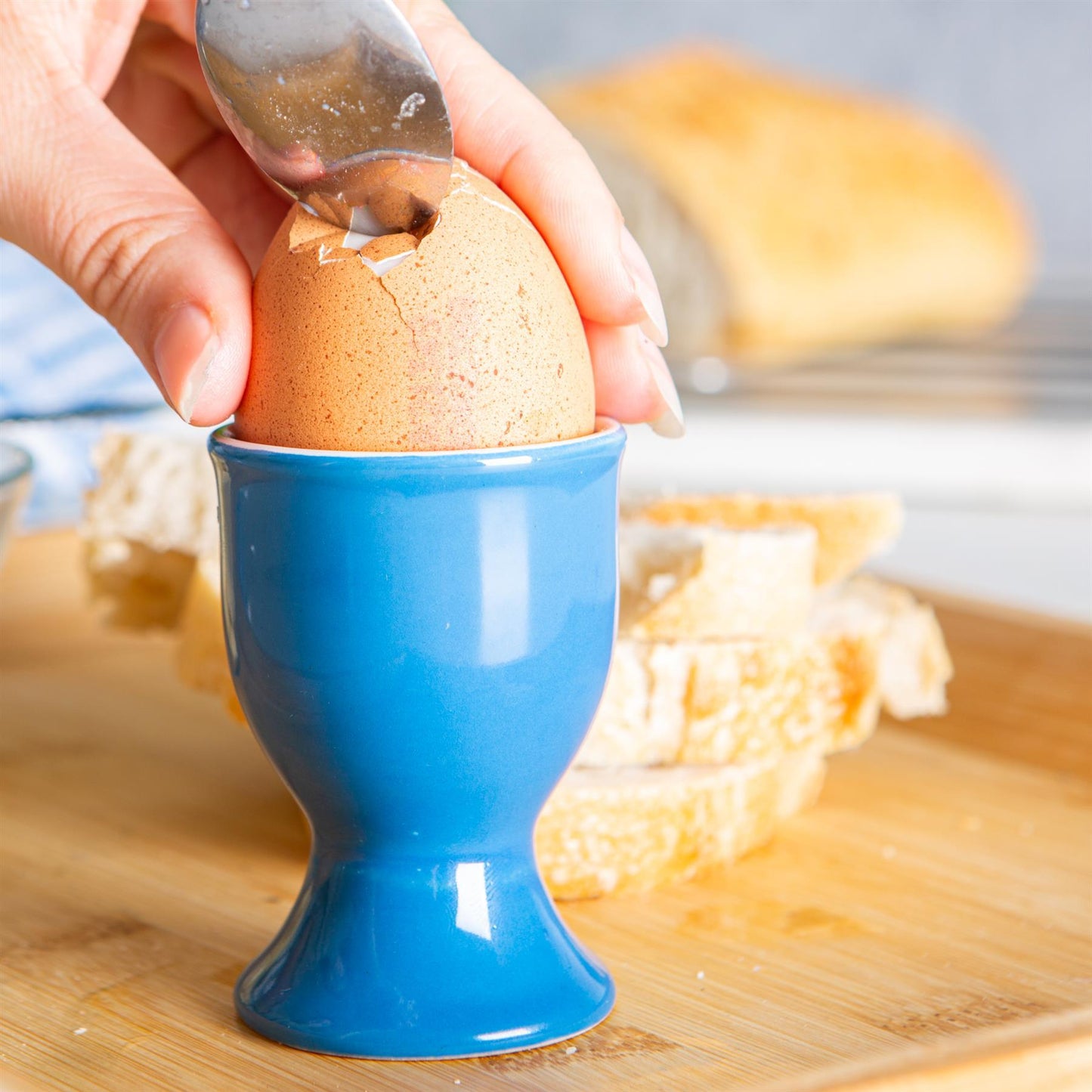 Coloured Stoneware Egg Cups - Pack of Two