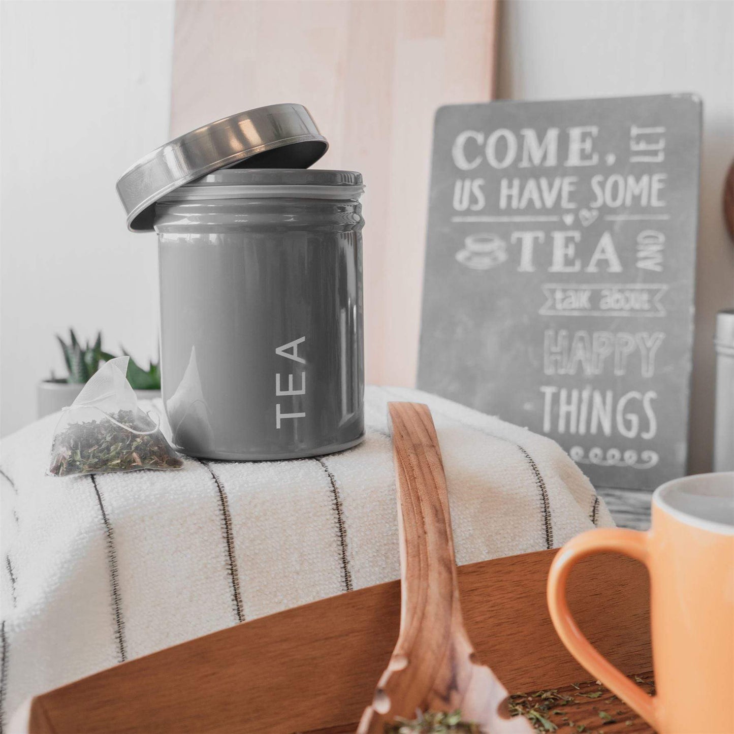 Metal Tea Canister