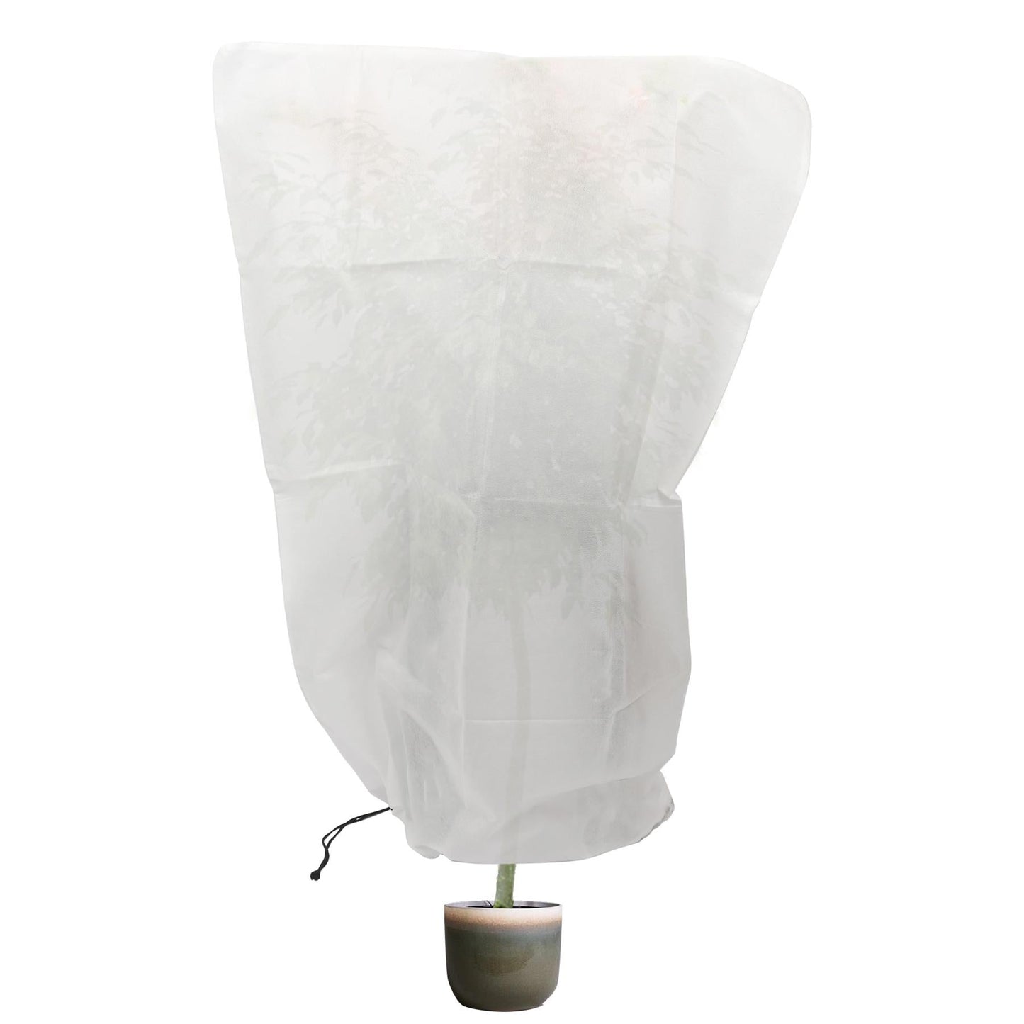 Plant Fleece Frost Protection Cover with Drawstring