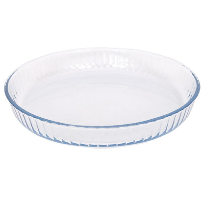 Optical Round Glass Oven Dish - 32cm x 32cm