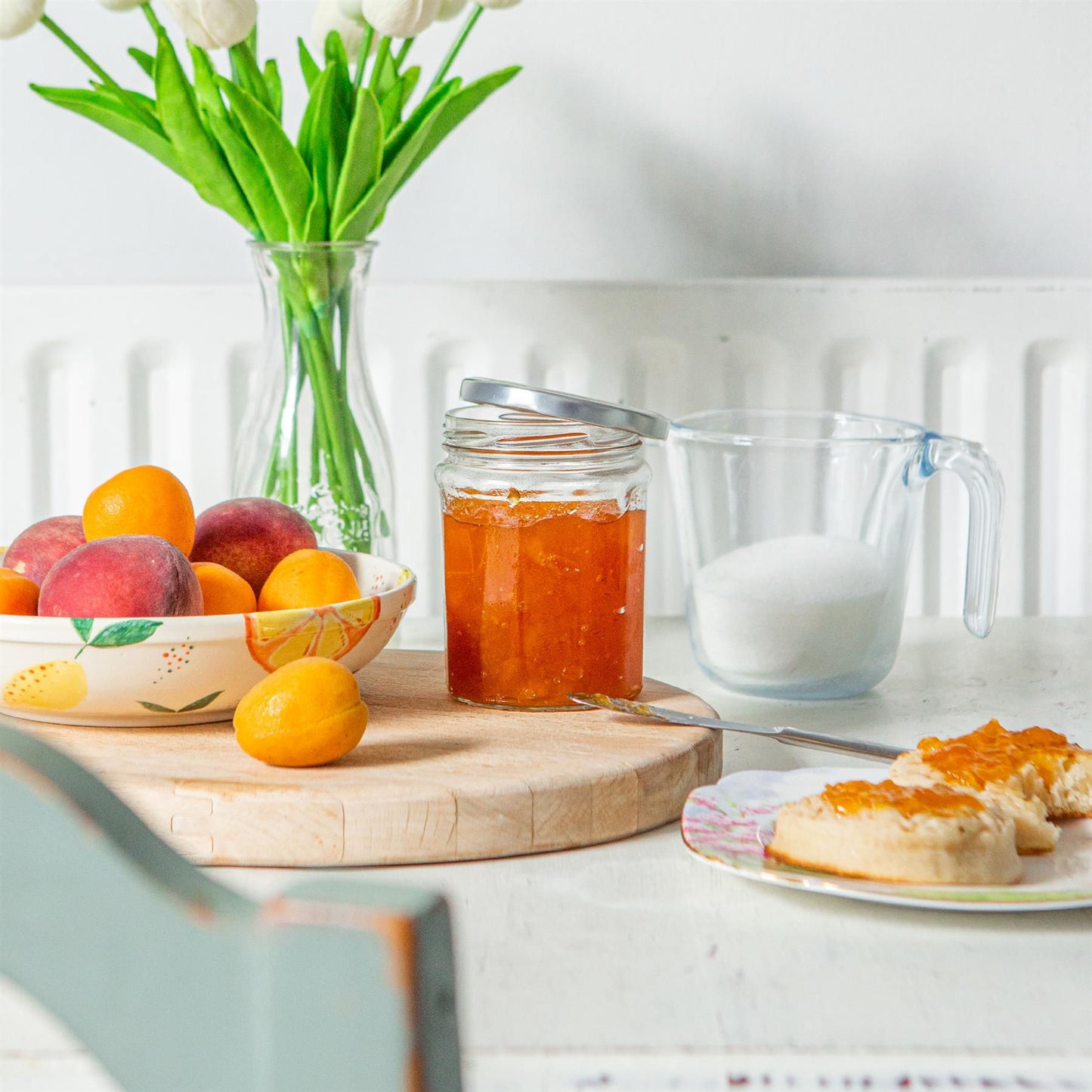 380ml Glass Jam Jars with Lids - Pack of 6