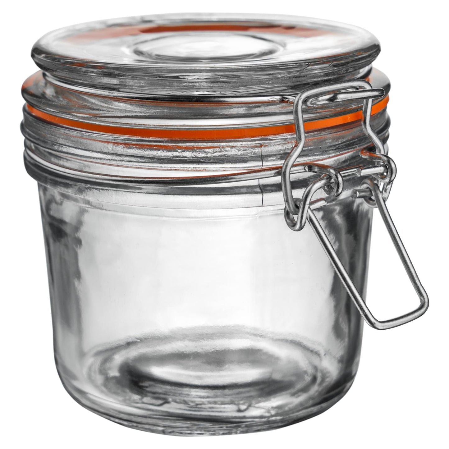 350ml Air tight Classic Air Tight Overnight oats Glass Storage Jar + Four Free Coloured Seals