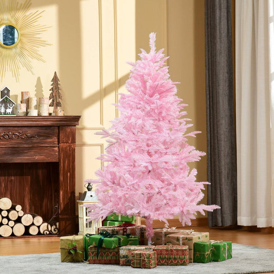 5FT Artificial Christmas Tree Holiday Xmas Holiday Tree Decoration with Automatic Open