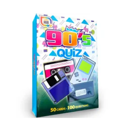 Wholesale 90's Quiz Cards - (Case of 24)