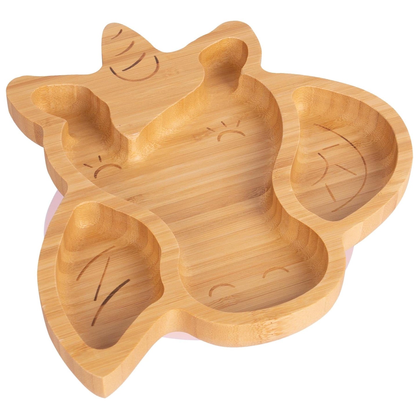 Bella The Unicorn Bamboo Suction Plate