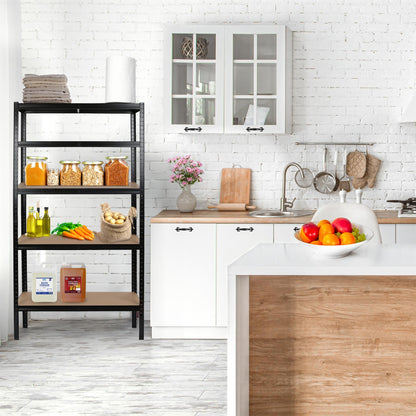 2pc 5-Tier Steel Garage Shelving Units Set - 75 x 30 x 150cm - Galvanised