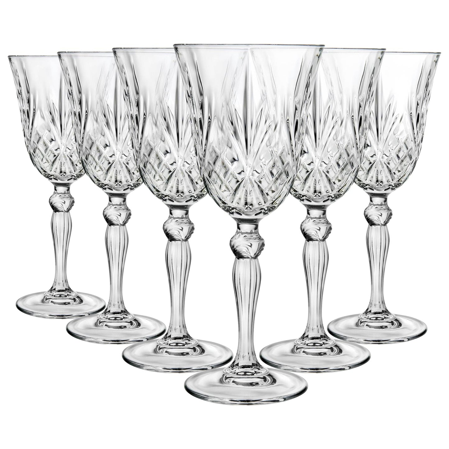 210ml Crystal White Wine Glasses - Pack of Six