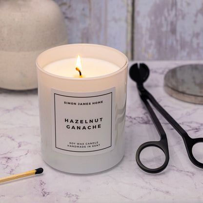 Hazelnut Ganache Handmade Soy Wax Candle