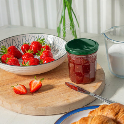 250ml Glass Jam Jars with Lids - Pack of 6