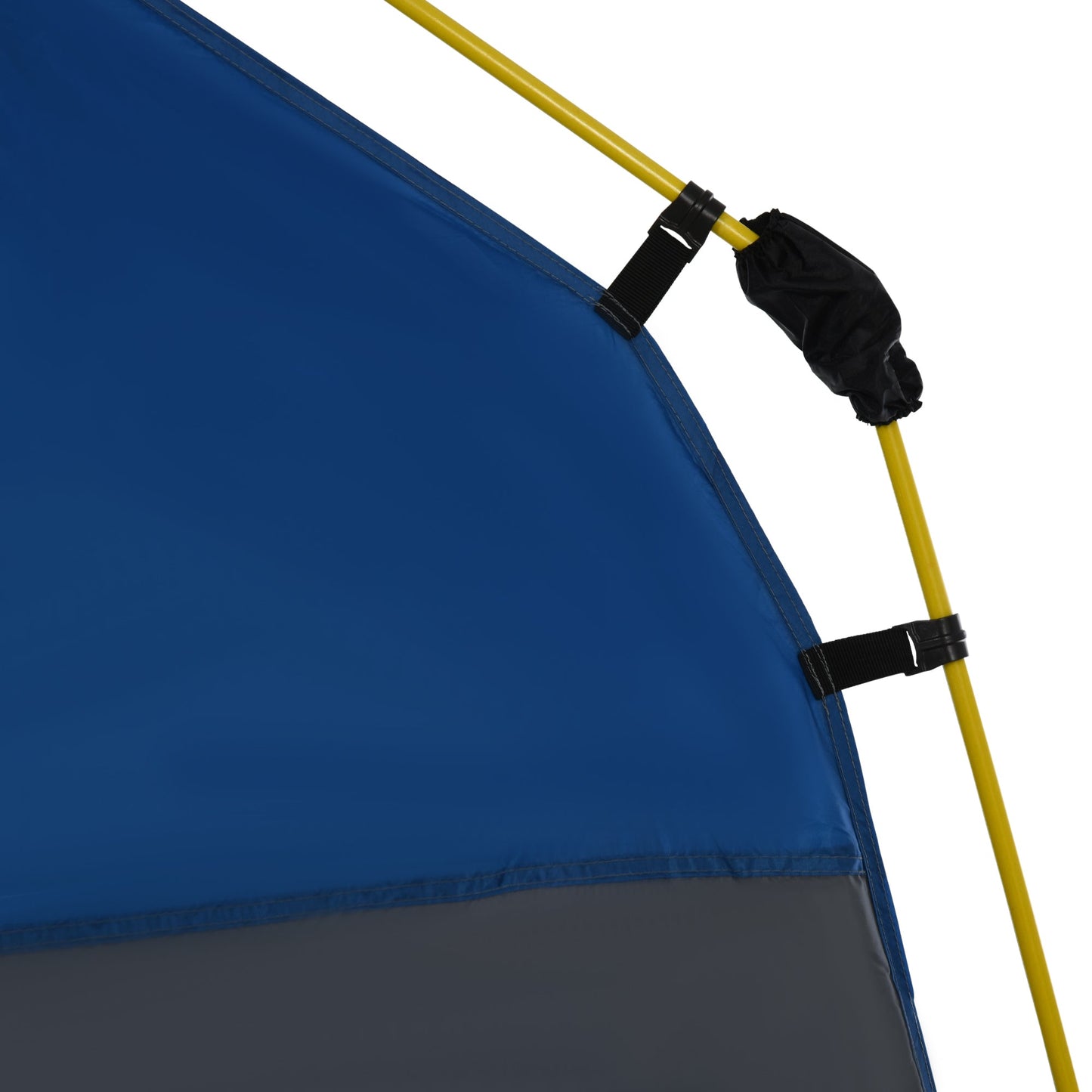 4 Person Automatic Camping Tent Outdoor Pop Up Tent Portable Backpacking Dome Shelter Grey