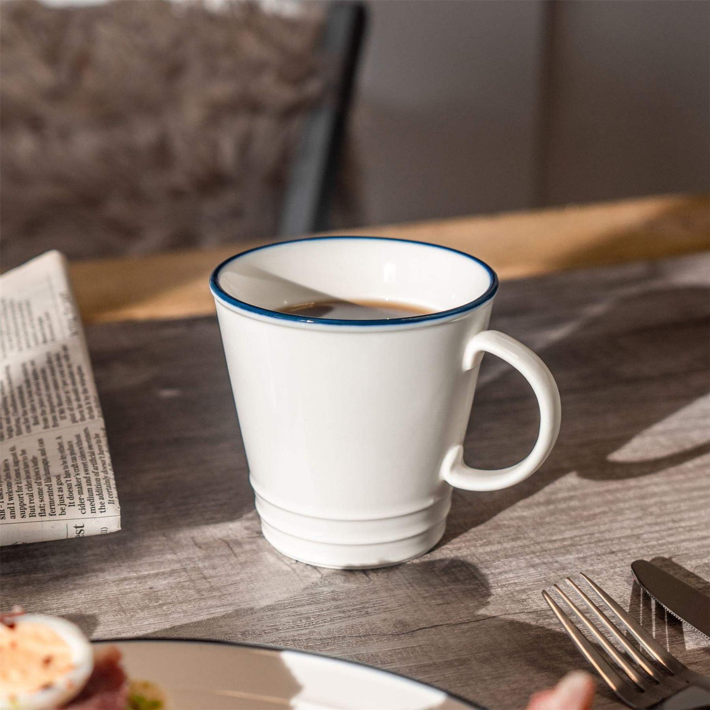 20pc Farmhouse White Dinner Set