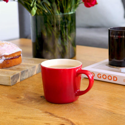 330ml Red New Bone China Ombre Mug