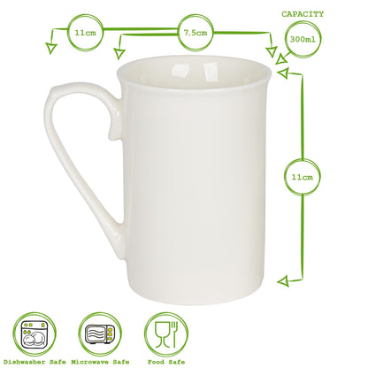 50th Anniversary New Bone China Mug Set - 300ml